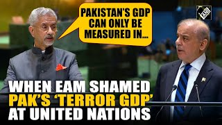 “It’s GDP can be ONLY measured by radicalization…” How EAM Jaishankar rebuked Pakistan at UN [upl. by Eivlys]