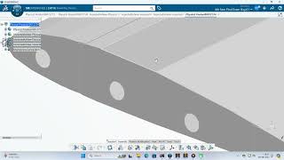 WING ASSEMBLY  AEROFOIL  PART DESIGN  WING SKIN  AIRCRAFT PART  3D EXPERIENCE  AEROFOIL SPAR [upl. by Lustick551]