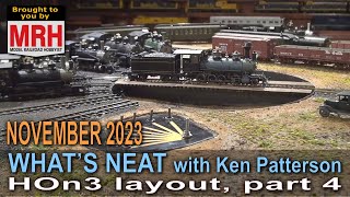 HOn3 layout build part 4  November 2023 WHATS NEAT Model Railroad Hobbyist [upl. by Ryun]