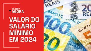 Salário mínimo 2024 cálculo mostra qual será o novo valor [upl. by Ydaf677]