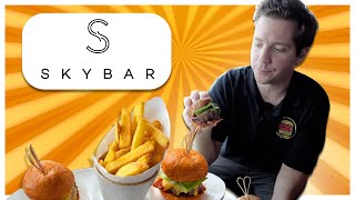 Delicious Burders and Awesome View at SkyBar Waldorf Astoria in Las Vegas  Burgers Review [upl. by Ahsha314]