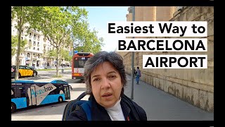 The EASIEST Way to Get to BARCELONA AIRPORT [upl. by Yorgen]