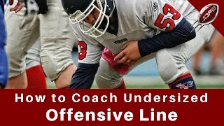 5 Tips for Coaching Small Offensive Linemen  Joe Daniel Football [upl. by Nnylhtak]