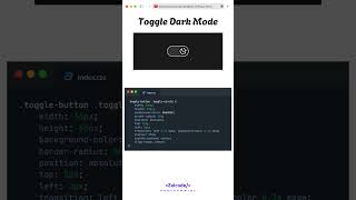 dark mode with html css javascript html css javascript programming frontend darkmode [upl. by Powers]