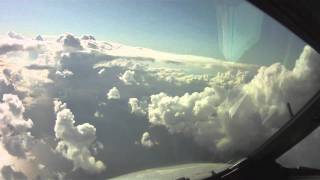 Paris to Tunis  Pilots eye view take off and landing [upl. by Davis274]