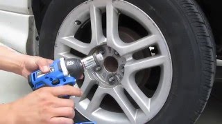 Kobalt 24V Brushless 38quot Impact Wrench vs others Lug nuts removal with impact drivers [upl. by Santa]