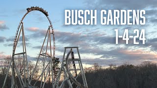 Busch Gardens Williamsburg  1424 [upl. by Hsatan]