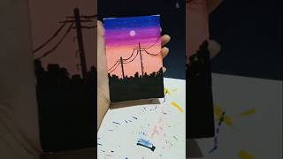 Drawing 🌆 art diy craft colouring [upl. by Sirrap]