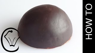 How To Ganache A Dome Cake by Cupcake Savvys Kitchen [upl. by Eecyal]