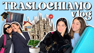 TRASLOCHIAMO A MILANO PER LUNIVERSITÀ📦🏠 vlog [upl. by Mackoff]