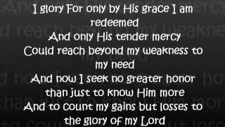 In Christ Alone by Brian Littrell with lyrics [upl. by Aserehc]