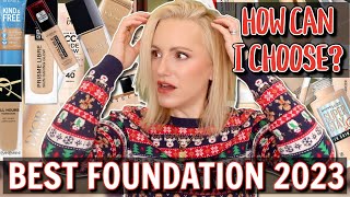 Favourite FOUNDATIONS of 2023  Luxury Affordable amp Cruelty Free [upl. by Onstad]