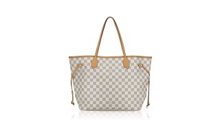 Louis Vuitton Damier Azur Neverfull MM [upl. by Annol]