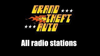 GTA 1 GTA I  All Radio Stations [upl. by Chrysler]