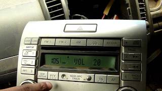 FORD RANGER CDMP3 PLAYER PANASONIC US16 66 DSXACQEM8670TA [upl. by Sira]