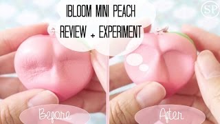 IBloom Mini Pink Peach Squishy Review  Experiment [upl. by Kentiga]