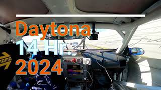 Daytona 14 Hour 2024  In car stint 1 [upl. by Esital]