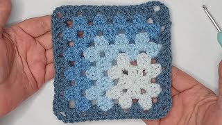 Crochet How to Crochet The Mitered Corner Granny Square Quick and Easy [upl. by Lauro]