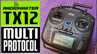 RadioMaster TX12 OpenTX 16 Ch Multi Protocol Radio  Entry Level RC Transmitter  First Look Review [upl. by Haidabo]