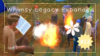 🔥 everyone is on fire 🔥  Whimsy Stories EXPANDED Legacy Challenge  Gen 1  Ep 13  Sims 4 [upl. by Airetak]