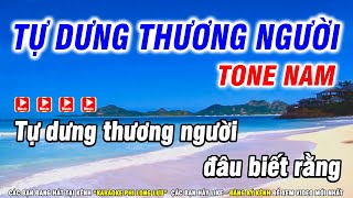 Karaoke Tự Dưng Thương Người Tone Nam  La Thứ  Nhạc Sống Dễ Hát  Karaoke Phi Long [upl. by Carleen]