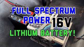 Full Spectrum Power 16V Lite Lithium Battery [upl. by Ymmor]