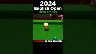 Best Snooker Shots English Open 2024 shorts cuesports snooker snookershots [upl. by Adolpho]