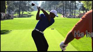 Tiger Woods Returns With A Slow Motion Swing [upl. by Nairoc310]