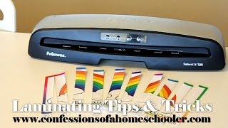 Laminating Tips amp Tricks [upl. by Imojean]