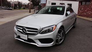 2015 Mercedes Benz C300 4Matic Review  Start Up Revs and Walk Around [upl. by Yenolem340]