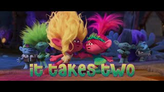 Various Artists  It Take Two From TROLLS Band Together Lyric Video [upl. by Aynatahs]