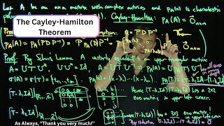 The CayleyHamilton Theorem [upl. by Alliuqet863]