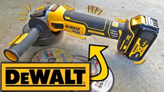 Dewalt DCG405N Cordless Angle Grinder 18V XR Brushless Unboxing amp Testing [upl. by Monney]