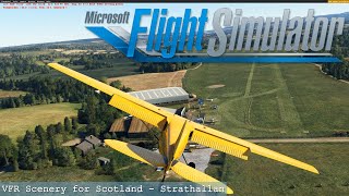 Microsoft Flight Simulator 2020 Free VFR Scenery for Scotland  Skydive Strathallan [upl. by Puett365]