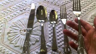 Liberty Tabletop Flatware review [upl. by Eilloh]