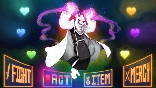 Asriel Barrage Pacifist Battle Original Lyrics [upl. by Eachelle]