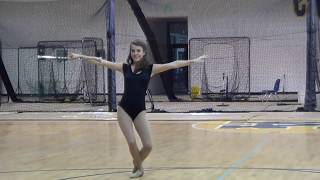 Majorette Tryout Routine 2014 [upl. by Alledi102]