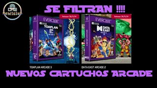 Evercade  FILTRADOS NUEVOS CARTUCHOS ARCADE evercade [upl. by Chyou]