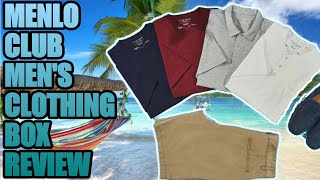 MENLO CLUB MENS CLOTHING SUBSCRIPTION BOX REVIEW [upl. by March199]