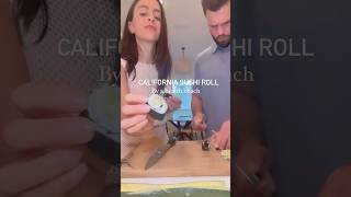 Homemade California Sushi Roll recipe [upl. by Kiah]