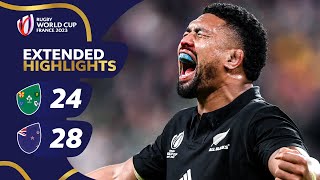 All Blacks knock out favourites  Ireland v New Zealand  Rugby World Cup 2023 Extended Highlights [upl. by Josh526]