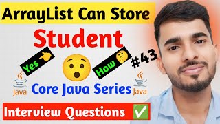 Different Usage of ArrayList in Java  ArrayList can store Student type Data   TheKiranAcademy [upl. by Zitah]