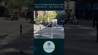 Vice Presidential Motorcade on 42nd Street in New York City [upl. by Annis]