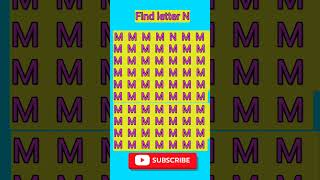 Find letter N can you crack these letter shorts viralStudy With Nafisha [upl. by Divadnoj510]