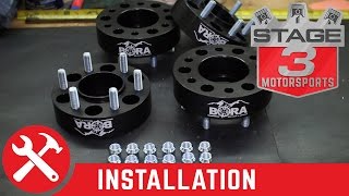 20152016 F150 BORA 6x135mm Wheel Spacer Install [upl. by Rafe160]