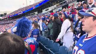 Buffalo Bills Fans sing Mr Brightside Bills Dolphins Game [upl. by Suolkcin]