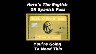 English Or Spanish Pass Youre Welcome unlimited tiktok englishorspanish freepass [upl. by Hgielsa]