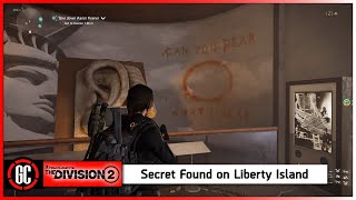 Secret Found on Liberty Island  The Division 2 Warlords of New York [upl. by Lertnom]