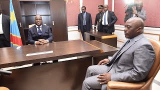 Coalition gouvernemental en RDC  Félix Tshisekedi sest entretenu avec Joseph Kabila [upl. by Wiles28]