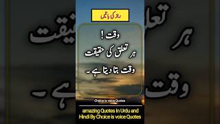 quotes about life Urdu  life emotional quotes touching quotes choiceisvoiceshorts [upl. by Ynnavoeg976]